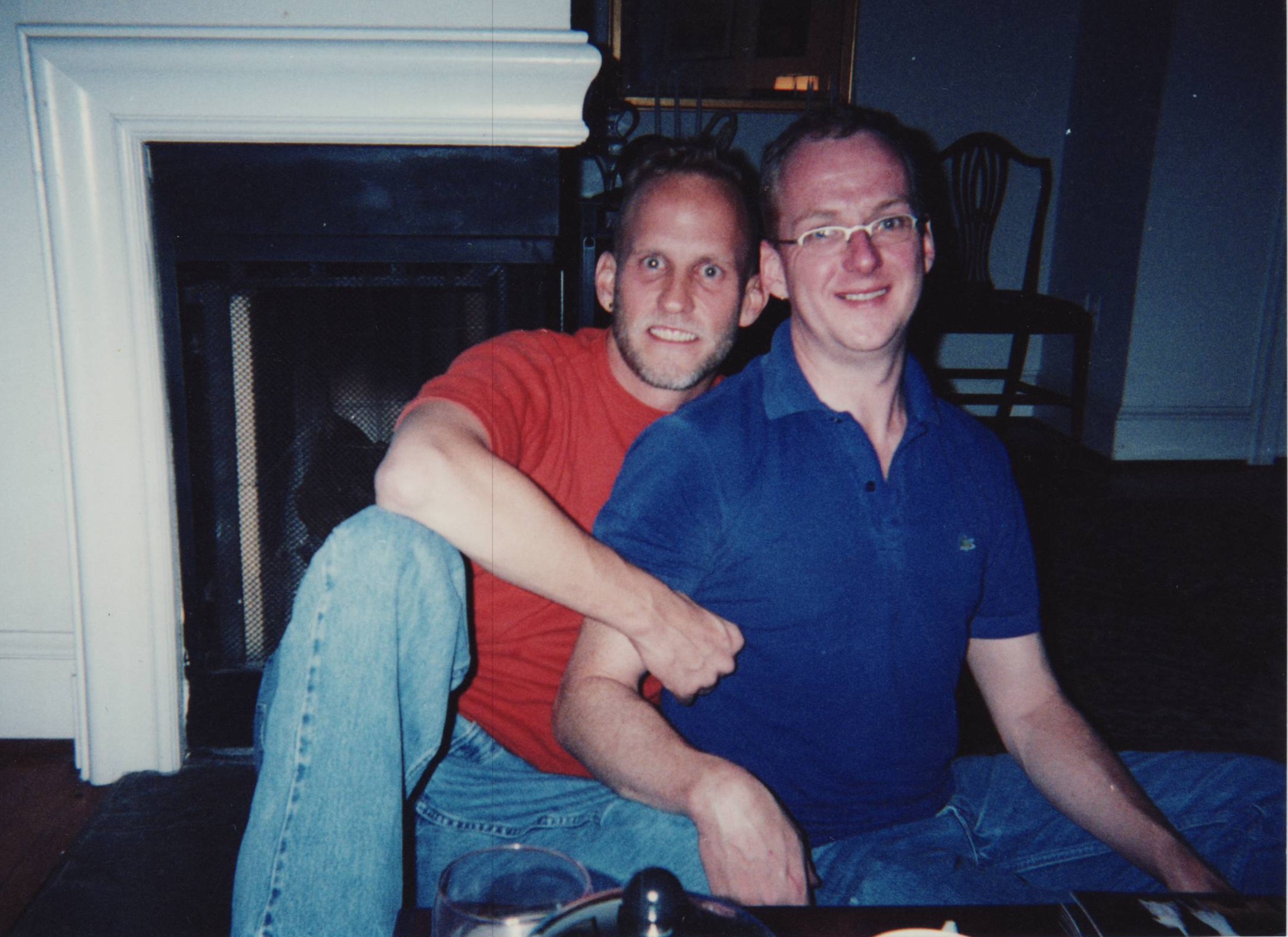 With my dear friend J.B. who was always there for me through the worst of my illness.